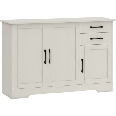 Homcom Aparador 120x38x79 cm crema Homcom Aparador 120x38x79 cm crema