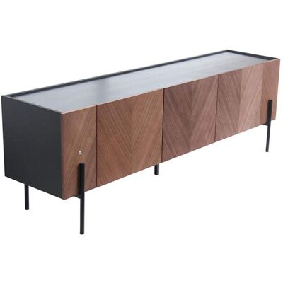Concept Usine Mueble tv vintage con armario Concept Usine Mueble tv vintage con armario