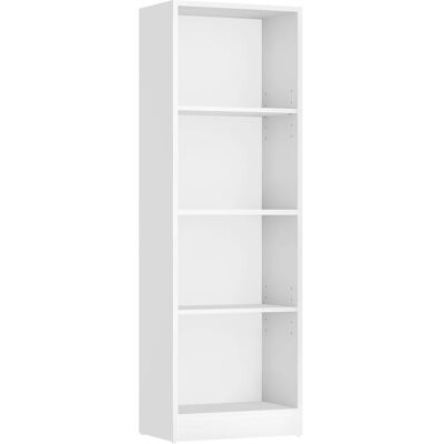 VASAGLE Estantería infantil de 4 niveles de color blanco VASAGLE Estantería infantil de 4 niveles de color blanco