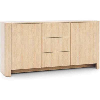 That's Write Aparador 2 puertas 3 cajones 168x84 cm That's Write Aparador 2 puertas 3 cajones 168x84 cm