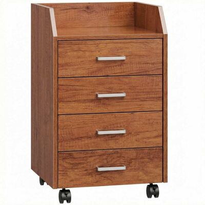 Vinsetto Cajonera de escritorio 40x36x65 cm marrón Vinsetto Cajonera de escritorio 40x36x65 cm marrón