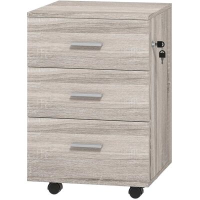 Vinsetto Cajonera oficina 40x40x61.5 cm gris Vinsetto Cajonera oficina 40x40x61.5 cm gris