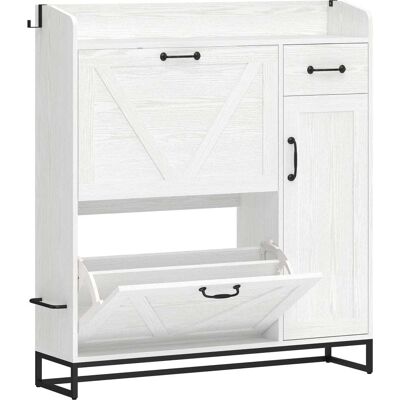 Homcom Zapatero estrecho 106.7x26x116 cm blanco Homcom Zapatero estrecho 106.7x26x116 cm blanco