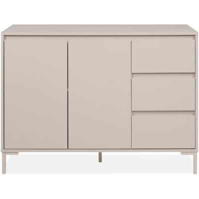 Calicosy Aparador 2 puertas y 3 cajones color cachemira l 120 cm - beige Calicosy Aparador 2 puertas y 3 cajones color cachemira l 120 cm - beige