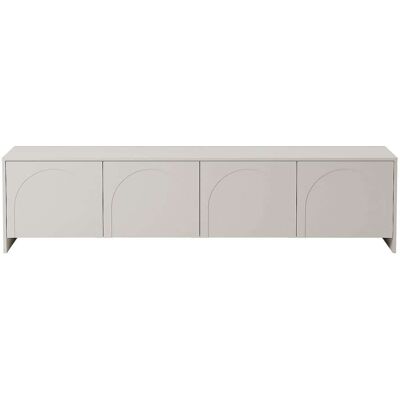 Unique Mueble bajo de tv madera beige Unique Mueble bajo de tv madera beige