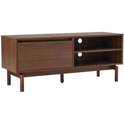 Happy Garden Mueble tv en madera oscura 120cm 1 puerta Happy Garden Mueble tv en madera oscura 120cm 1 puerta