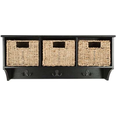 Safavieh Muebles de almacenaje de madera negro Safavieh Muebles de almacenaje de madera negro