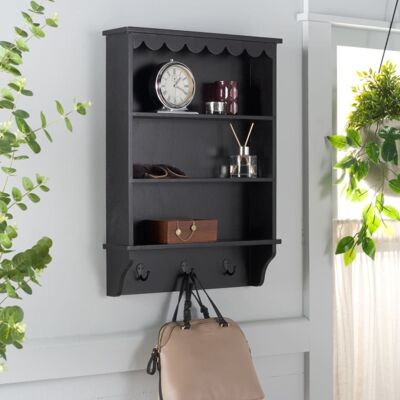 Safavieh Muebles de almacenaje en madera, negro mate Safavieh Muebles de almacenaje en madera, negro mate