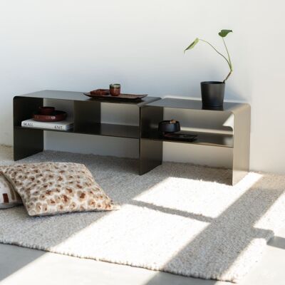 Kare Design Cómoda baja lounge m color bronce 90x44 cm. Kare Design Cómoda baja lounge m color bronce 90x44 cm.