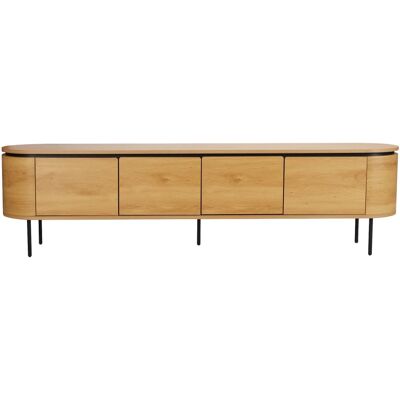 Kenay Home Mueble tv efecto madera natural 40 cm x 200 cm Kenay Home Mueble tv efecto madera natural 40 cm x 200 cm