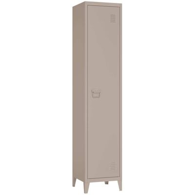 Happy Garden Armario en metal taupe 180cm 1 puerta Happy Garden Armario en metal taupe 180cm 1 puerta