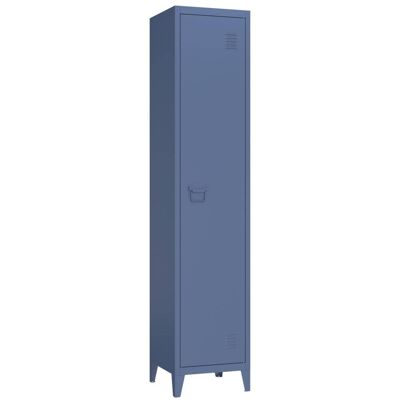 Happy Garden Armario de metal azul gris 180cm 1 puerta Happy Garden Armario de metal azul gris 180cm 1 puerta