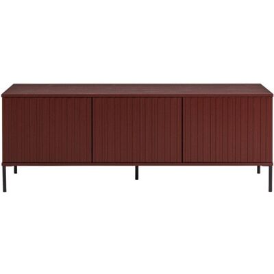 WOOOD Mueble tv de pino burdeos l150 cm WOOOD Mueble tv de pino burdeos l150 cm