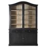 Maisons du Monde Alacena de 4 puertas y 2 cajones de mango macizo negro