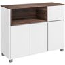 Homcom Aparador buffet color blanco 105 x 39 x 83 cm