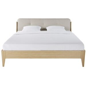 Maisons du Monde Cama doble beige, superficie de 160x200