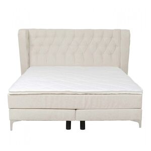 Kare Design Cama 160x200 en tejido crema