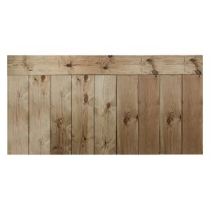 Decowood Cabecero de madera forest envejecido 180x80cm