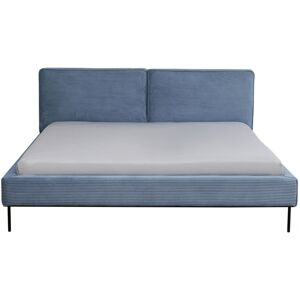 Kare Design Cama 160x200cm en tejido de pana azul