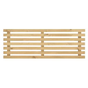 Decowood Cabecero de madera maciza en tono olivo de 200x73cm