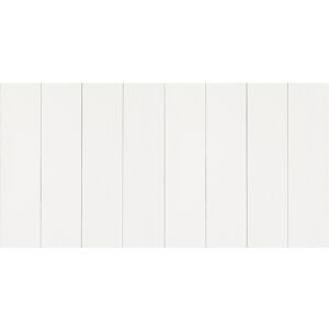 Decowood Cabecero de madera maciza en tono blanco de 140x80cm