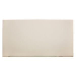 Decowood Cabecero tapizado de polipiel liso en color beige de 180x80cm