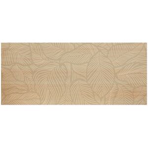 Decowood Cabecero de madera natural estampado de 105x80cm