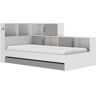 CAMIF Cama con almacenaje 90 x 200 cm - blanco y gris