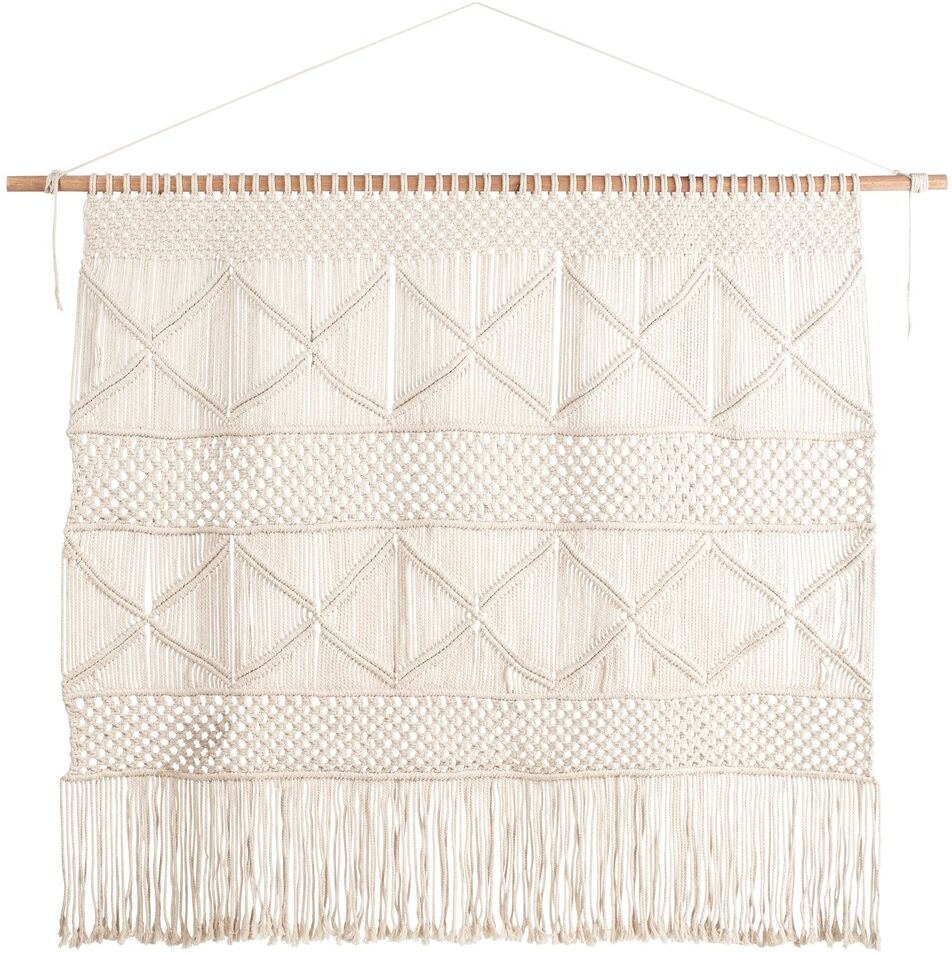 Maisons du Monde Cabecero de macramé de algodón y cuerda