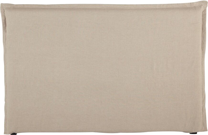 Maisons du Monde Funda de cabecero 180 cm de lino lavado beige