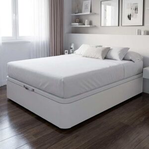 BEZEN Canape madera alta resistencia blanco altura 35 cm - 150x190 BEZEN Canape madera alta resistencia blanco altura 35 cm - 150x190