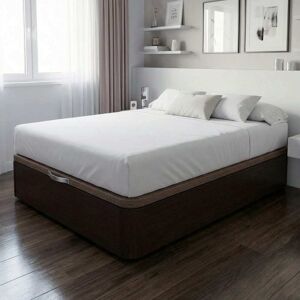 BEZEN Canape madera alta resistencia wengue altura 35 cm - 90x200 BEZEN Canape madera alta resistencia wengue altura 35 cm - 90x200