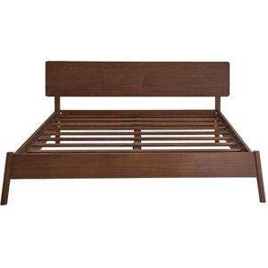 BERAH GETAH Cama de madera maciza con acabado nogal 180 cm BERAH GETAH Cama de madera maciza con acabado nogal 180 cm