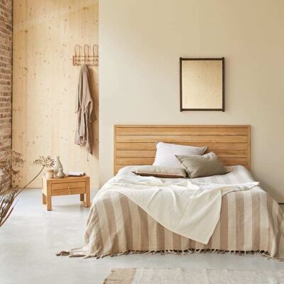 Tikamoon Cabecero cama madera maciza en teca 165 cm minimalys Tikamoon Cabecero cama madera maciza en teca 165 cm minimalys
