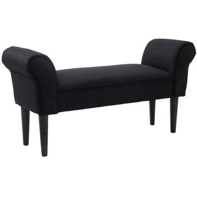Homcom Banco de cama 102x36x51cm negro Homcom Banco de cama 102x36x51cm negro