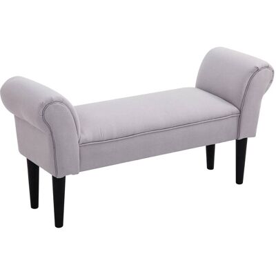 Homcom Banco de cama 102x36x51cm gris Homcom Banco de cama 102x36x51cm gris