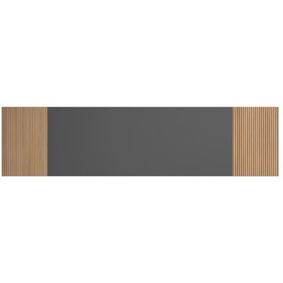 Herdasa Cabecero para cama de 150cm grafito-impresión vallado 67x240x3 cm Herdasa Cabecero para cama de 150cm grafito-impresión vallado 67x240x3 cm