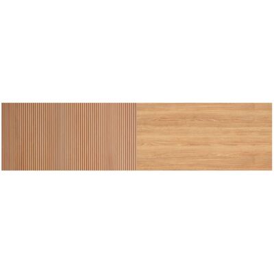 Herdasa Cabecero para cama de 150cm roble dorado-efecto vallado 67x240x3 cm Herdasa Cabecero para cama de 150cm roble dorado-efecto vallado 67x240x3 cm