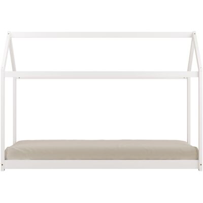 Sunny Cama cabaña blanca, sin colchón, 206 x 98 x 154 cm Sunny Cama cabaña blanca, sin colchón, 206 x 98 x 154 cm