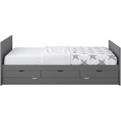 Sunny Cama nido, gris, sin colchón - 206,5 x 97 x 75 cm Sunny Cama nido, gris, sin colchón - 206,5 x 97 x 75 cm