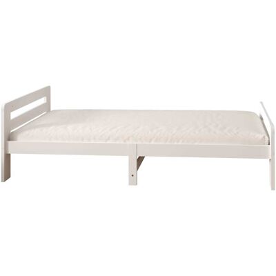 Sunny Cama infantil blanca, sin colchón, 205,5 x 98 x 61 cm Sunny Cama infantil blanca, sin colchón, 205,5 x 98 x 61 cm