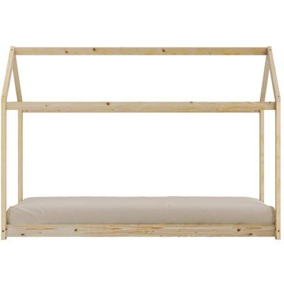Sunny Cama cabaña beige, sin colchón, 206 x 98 x 154 cm Sunny Cama cabaña beige, sin colchón, 206 x 98 x 154 cm