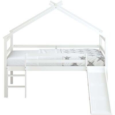 Sunny Cama infantil con tobogán blanco - 213 x 186 x 183 cm Sunny Cama infantil con tobogán blanco - 213 x 186 x 183 cm