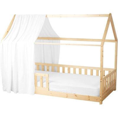 Sevira Kids Dosel de cama cabaña en gasa de algodón Sevira Kids Dosel de cama cabaña en gasa de algodón