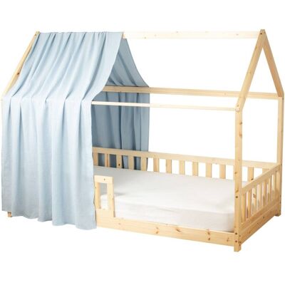 Sevira Kids Dosel de cama cabaña en gasa de algodón Sevira Kids Dosel de cama cabaña en gasa de algodón