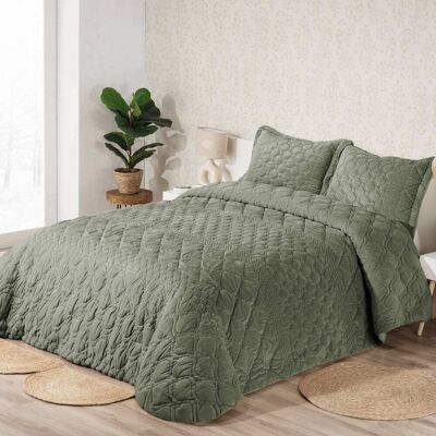 Manterol Edredón acolchado borreguito verde - CAMA 180cm Manterol Edredón acolchado borreguito verde - CAMA 180cm