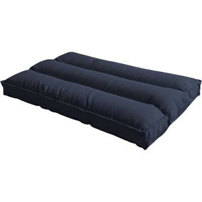 Bananair Futón desenfundable de pana 90x190 cm azul oscuro Bananair Futón desenfundable de pana 90x190 cm azul oscuro