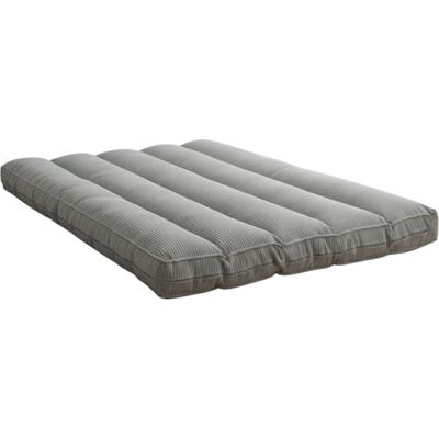 Bananair Futón desenfundable de pana 140x190 cm gris claro Bananair Futón desenfundable de pana 140x190 cm gris claro
