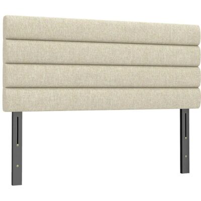 Homcom Cabecero de cama 140x10x126 cm beige Homcom Cabecero de cama 140x10x126 cm beige
