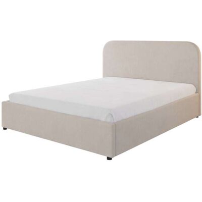 Concept Usine Cama con canapé abatible 160 x 200 cm terciopelo beige Concept Usine Cama con canapé abatible 160 x 200 cm terciopelo beige